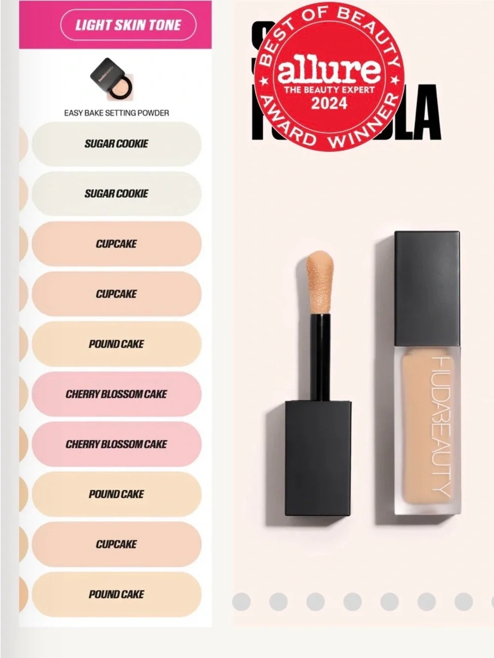 Huda Beauty Luminous Matte Concealer in Shade “Honey 1.7B”